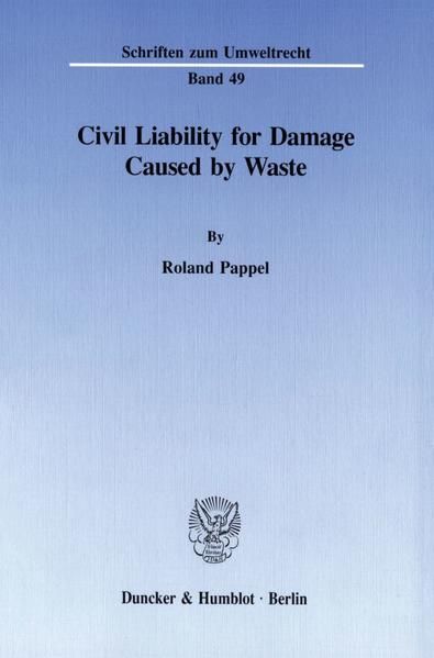Produktbild: Civil Liability for Damage Caused by Waste.