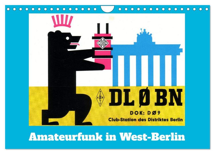 Produktbild: Amateurfunk in West-Berlin (Wandkalender 2026 DIN A4 quer), CALVENDO Monatskalender