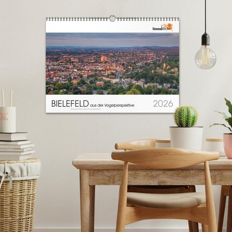 Produktbild: BIELEFELD aus der Vogelperspektive (Wandkalender 2026 DIN A3 quer), CALVENDO Monatskalender