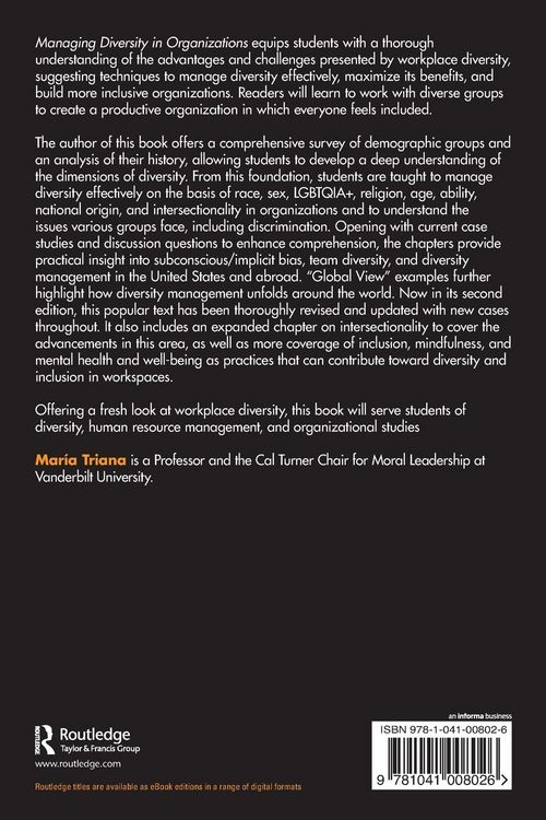 Produktbild: Managing Diversity in Organizations