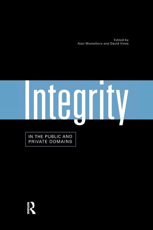 Produktbild: Integrity in the Public and Private Domains