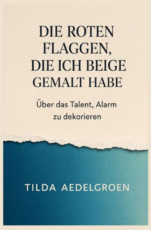 Produktbild: Die roten Flaggen, die ich beige gemalt habe - &Uuml;ber das Talent, Alarm zu dekorieren