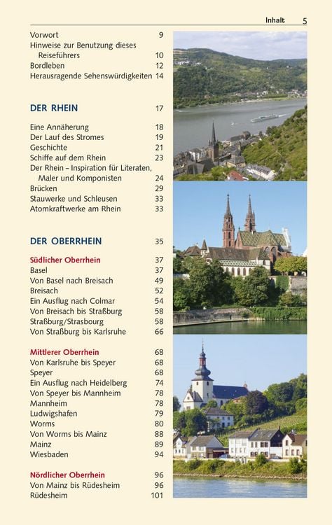 Produktbild: TRESCHER Reiseführer Flusskreuzfahrten Rhein