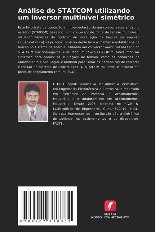 Produktbild: An&aacute;lise do STATCOM utilizando um inversor multin&iacute;vel sim&eacute;trico
