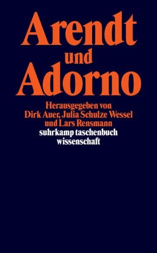 Produktbild: Arendt und Adorno
