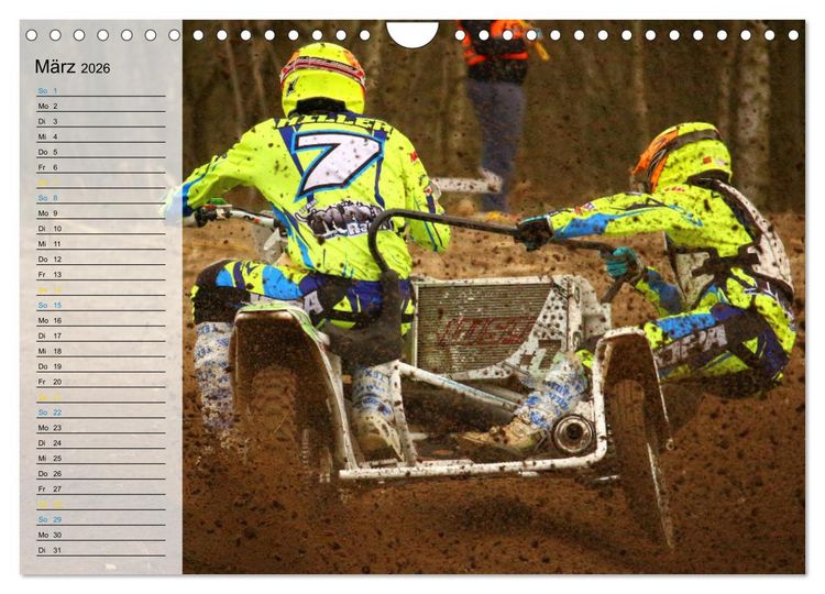 Produktbild: Motocross - tollk&uuml;hne Kerle (Wandkalender 2026 DIN A4 quer), CALVENDO Monatskalender