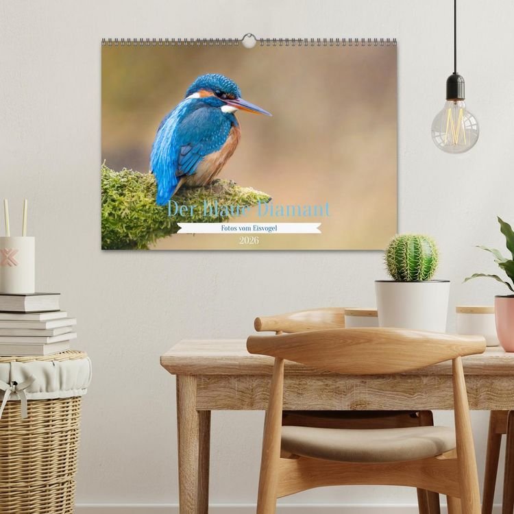 Produktbild: Der blaue Diamant - Fotos vom Eisvogel (Wandkalender 2026 DIN A3 quer), CALVENDO Monatskalender