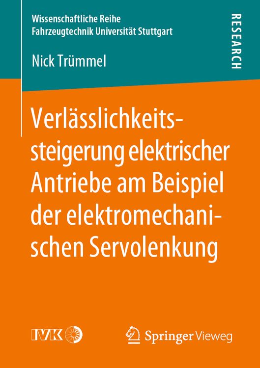Produktbild: Verlässlichkeitssteigerung elektrischer Antriebe am Beispiel der elektromechanischen Servolenkung