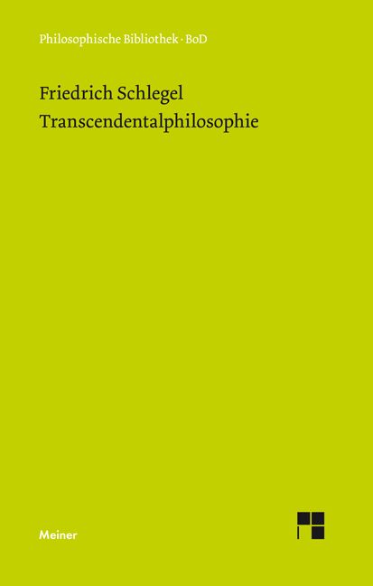 Produktbild: Transcendentalphilosophie