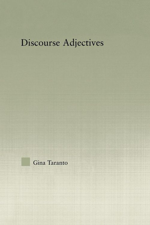 Produktbild: Discourse Adjectives
