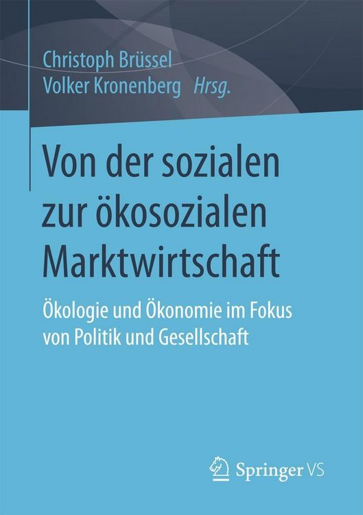 Produktbild: Von der sozialen zur &ouml;kosozialen Marktwirtschaft