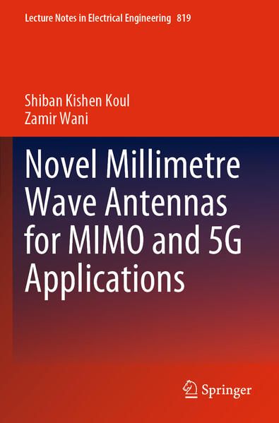 Produktbild: Novel Millimetre Wave Antennas for MIMO and 5G Applications