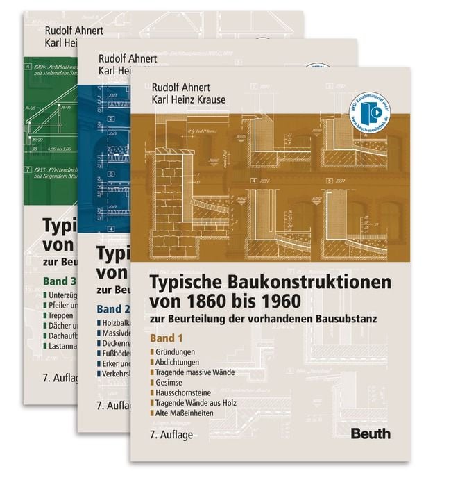 Produktbild: Typische Baukonstruktionen von 1860 bis 1960