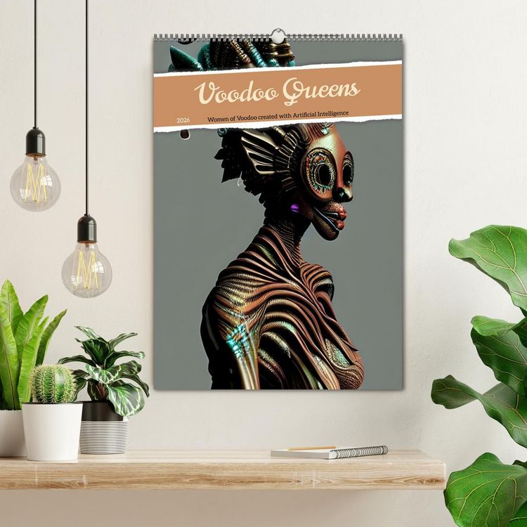 Produktbild: Voodoo Queens (Wall Calendar 2026 DIN A2 portrait), CALVENDO 12 Month Wall Calendar