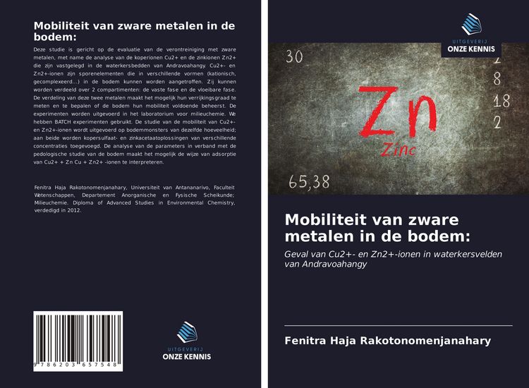 Produktbild: Mobiliteit van zware metalen in de bodem: