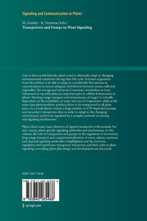 Produktbild: Transporters and Pumps in Plant Signaling