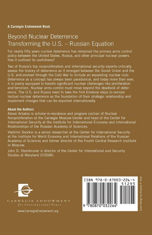 Produktbild: Beyond Nuclear Deterrence