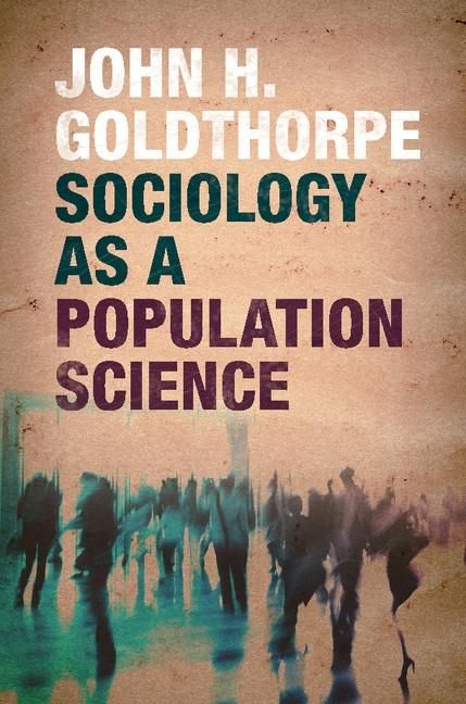 Produktbild: Sociology as a Population Science