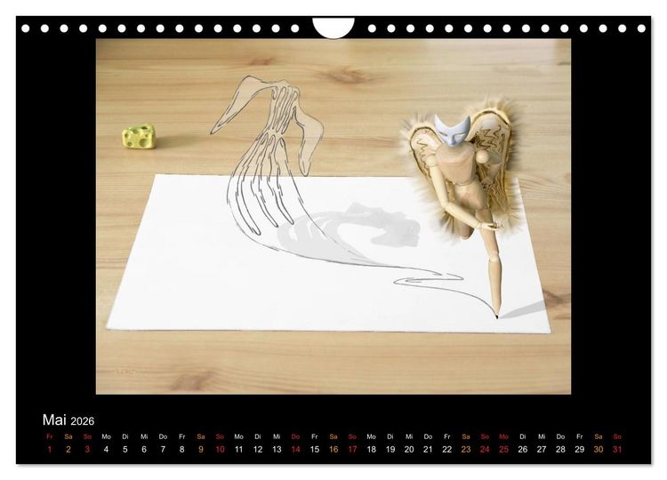 Produktbild: optische T&auml;uschungen 2026 (Wandkalender 2026 DIN A4 quer), CALVENDO Monatskalender