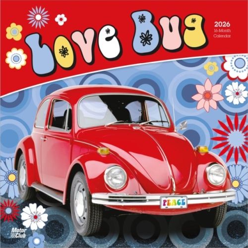 Produktbild: Love Bug 2026 12 X 24 Inch (Hanging) Monthly Square Wall Calendar Plastic-Free