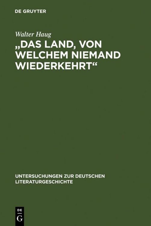 Produktbild: Das Land, von welchem niemand wiederkehrt