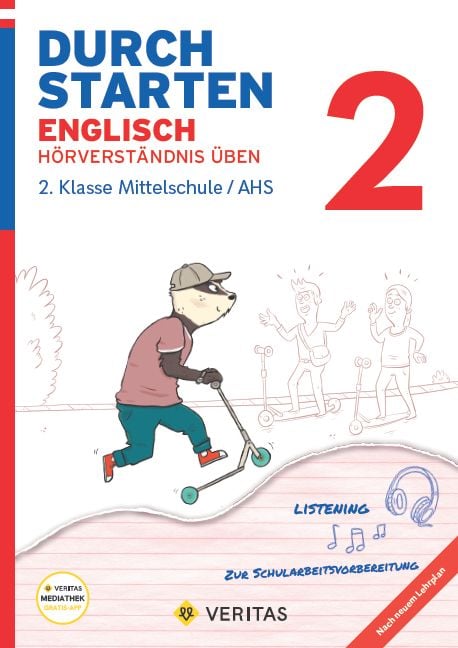 Produktbild: Durchstarten Englisch 2. Klasse Mittelschule/AHS H&ouml;rverst&auml;ndnis &uuml;ben