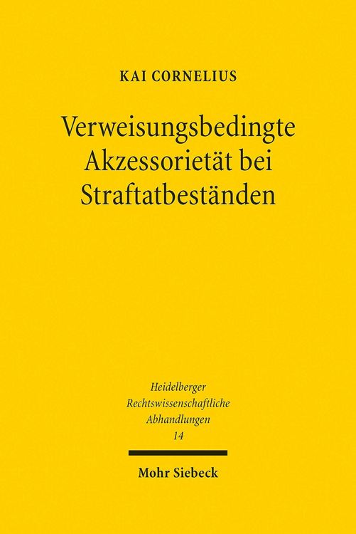 Produktbild: Verweisungsbedingte Akzessoriet&auml;t bei Straftatbest&auml;nden
