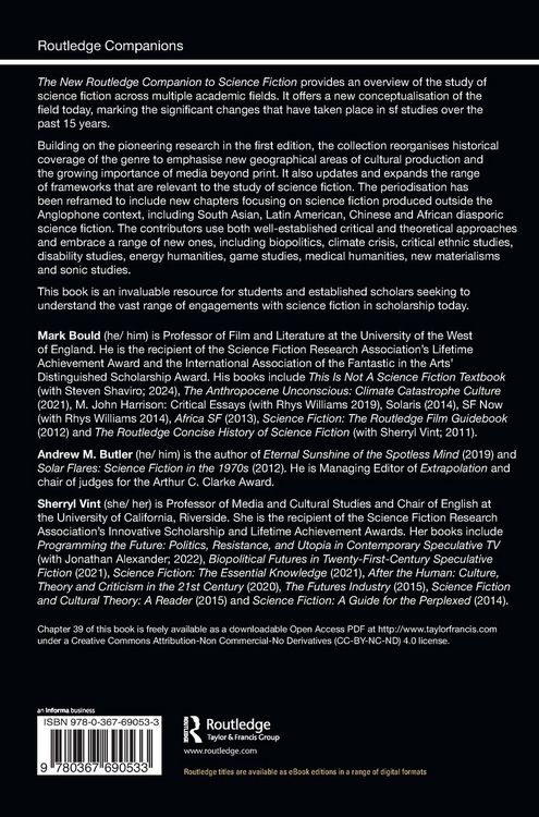 Produktbild: The New Routledge Companion to Science Fiction