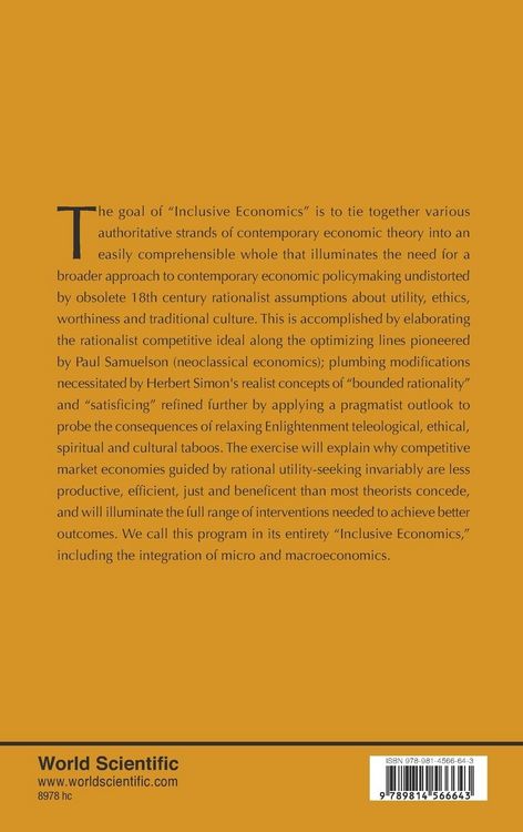 Produktbild: Inclusive Economic Theory