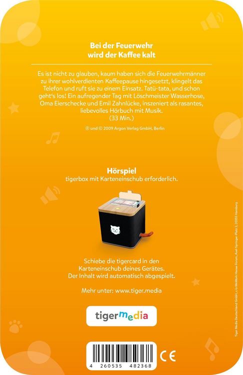 Produktbild: tigercard - Bei der Feuerwehr wird der Kaffee kalt