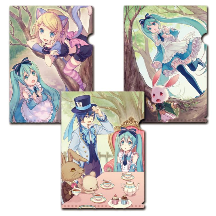 Produktbild: Klarsichth&uuml;llen-Set - Miku Hatsune - DIN A4