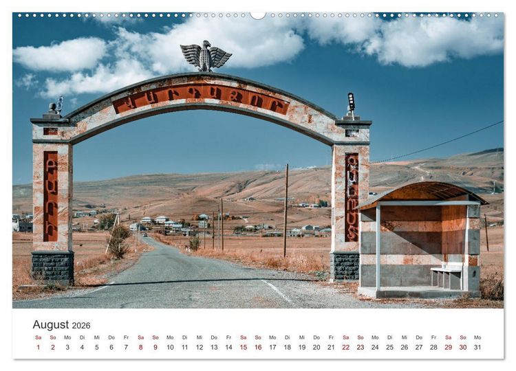 Produktbild: Armenien - Wo die Geschichte ihre Stimme erhebt (hochwertiger Premium Wandkalender 2026 DIN A2 quer), Kunstdruck in Hochglanz