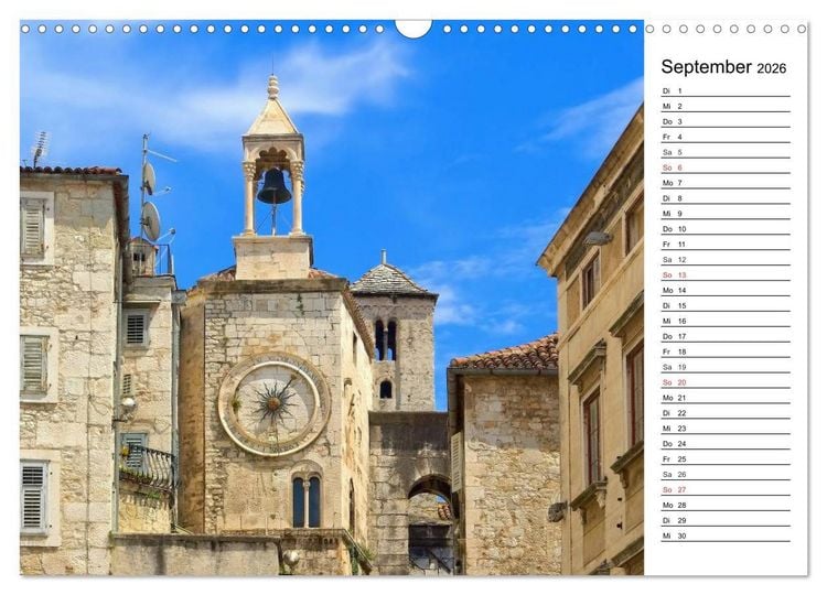 Produktbild: Split - Metropole Dalmatiens (Wandkalender 2026 DIN A3 quer), CALVENDO Monatskalender