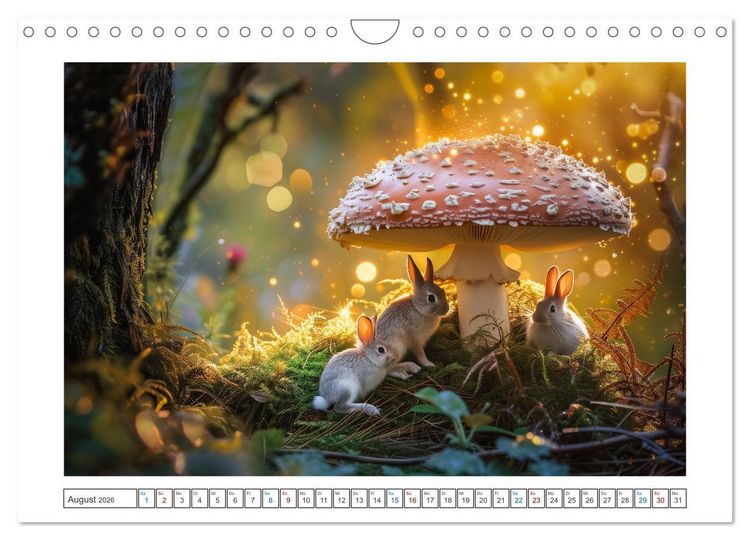 Produktbild: Zauberhafte Waldmomente (Wandkalender 2026 DIN A4 quer), CALVENDO Monatskalender