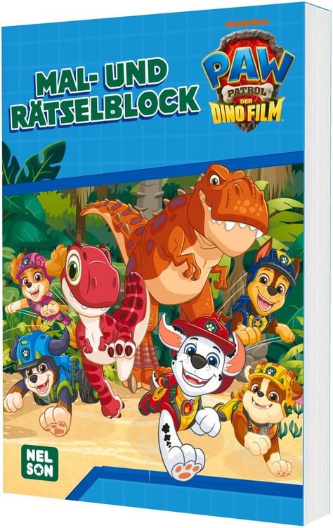Produktbild: PAW Patrol Kindergartenheft: PAW Patrol - Der Dinofilm: Mal- und R&auml;tselblock