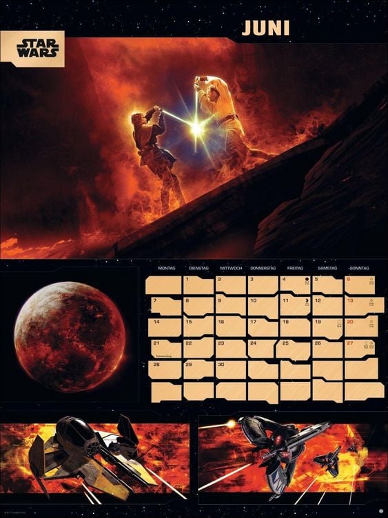 Produktbild: Star Wars Broschur XL Kalender 2027