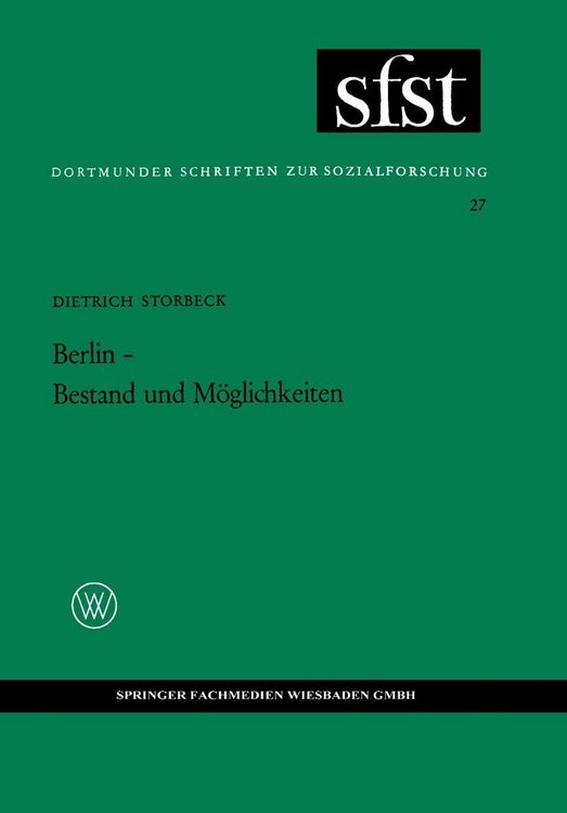 Produktbild: Berlin - Bestand und M&ouml;glichkeiten