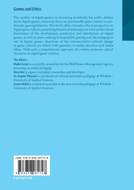 Produktbild: Games and Ethics