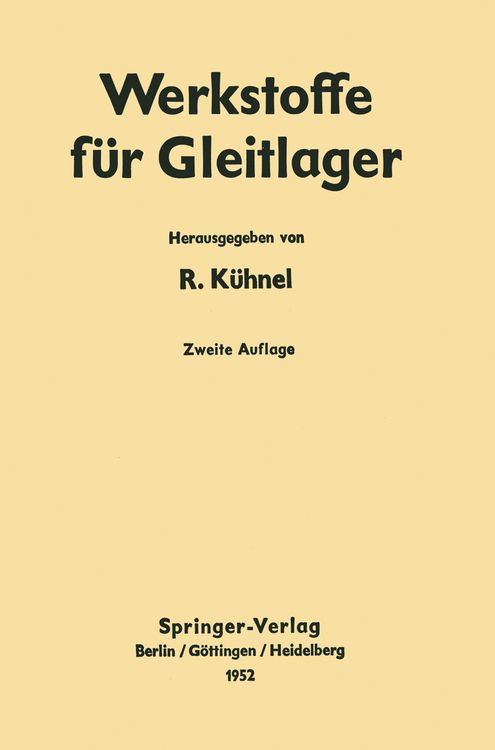 Produktbild: Werkstoffe f&uuml;r Gleitlager