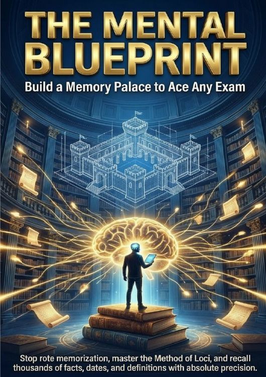 Produktbild: The Mental Blueprint: Build a Memory Palace to Ace Any Exam