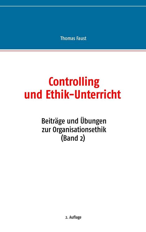 Produktbild: Controlling und Ethik-Unterricht