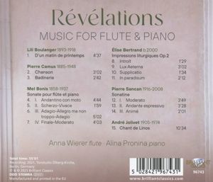 Produktbild: Revelations:Music For Flute & Piano