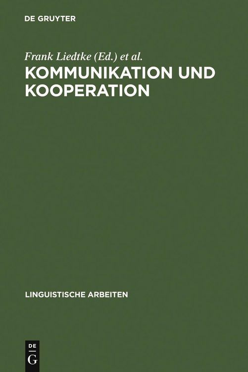 Produktbild: Kommunikation und Kooperation