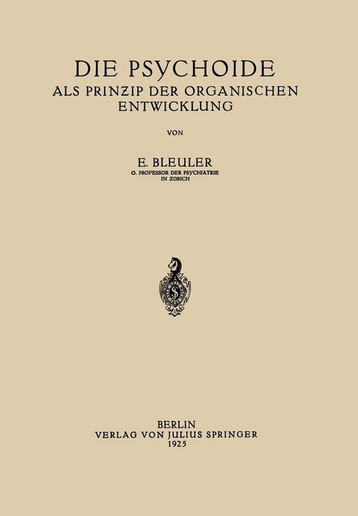 Produktbild: Die Psychoide