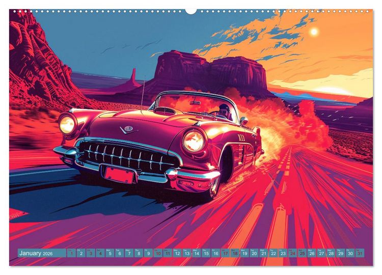 Produktbild: Adrenaline on the Road (Wall Calendar 2026 DIN A2 landscape), CALVENDO 12 Month Wall Calendar