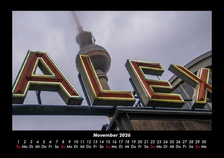 Produktbild: Berlin 2026 Fotokalender DIN A3