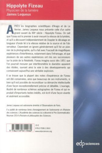 Produktbild: Hippolyte Fizeau, physicien de la lumi&egrave;re
