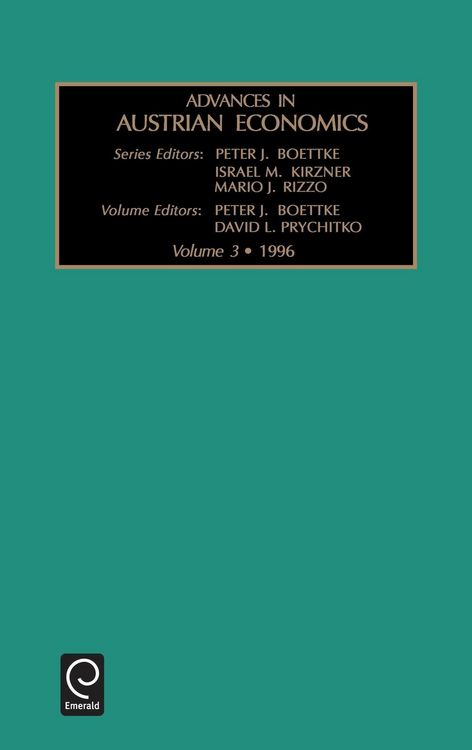 Produktbild: Advances in Austrian Economics