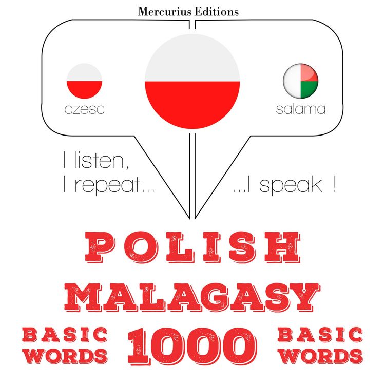 Produktbild: Polski - malgaski: 1000 podstawowych sł&oacute;w