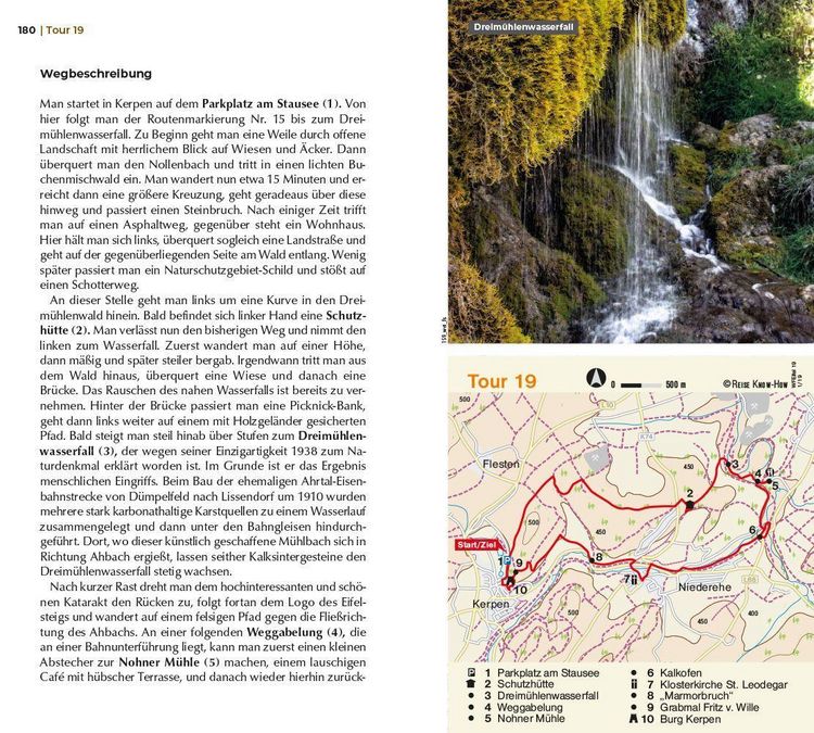 Produktbild: Reise Know-How Wanderf&uuml;hrer Eifel : 40 Wanderungen, mit GPS-Tracks